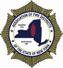 ASSOCIATION OF FIRE DISTRICTS OF THE STATE OF NEW YORK INCORPORATED 1964 ORGANIZED 1944