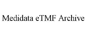 MEDIDATA ETMF ARCHIVE