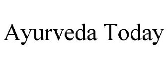 AYURVEDA TODAY