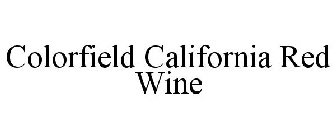 COLORFIELD CALIFORNIA RED WINE