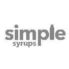 SIMPLE SYRUPS