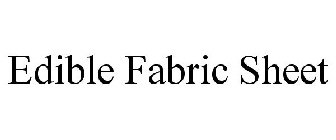 EDIBLE FABRIC SHEET