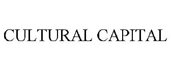 CULTURAL CAPITAL