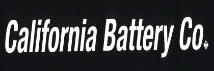 CALIFORNIA BATTERY CO