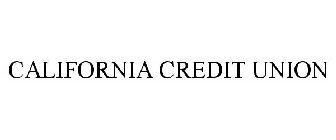 CALIFORNIA CREDIT UNION