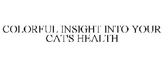 COLORFUL INSIGHT INTO YOUR CAT'S HEALTH