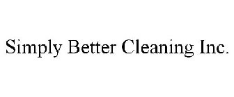 SIMPLY BETTER CLEANING INC.
