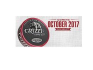 PREMIUM DARK SELECT GRIZZLY LONG CUT EST 1900 AMERICAN SNUFF CO. COMING OCTOBER 2017 DARK SELECT
