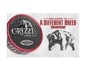 PREMIUM DARK SELECT GRIZZLY LONG CUT EST 1900 AMERICAN SNUFF CO. WELCOME TO A DIFFERENT BREED DARK SELECT
