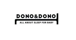 DONO&DONO ALL ABOUT SLEEP FOR BABY