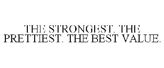 THE STRONGEST. THE PRETTIEST. THE BEST VALUE.
