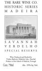 THE RARE WINE CO. HISTORIC SERIES SAVANNAH VERDELHO SPECIAL RESERVEAH VERDELHO SPECIAL RESERVE