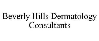 BEVERLY HILLS DERMATOLOGY CONSULTANTS