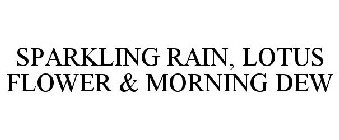 SPARKLING RAIN, LOTUS FLOWER & MORNING DEW