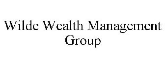 WILDE WEALTH MANAGEMENT GROUP