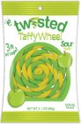 OG TWISTED TAFFY WHEEL 3FT OF ROPE SOURAPPLE NET WT 3.1 OZ (88G) ARTIFICIALLY FLAVORED
