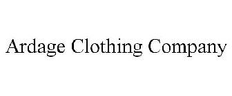 ARDAGE CLOTHING COMPANY