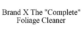 BRAND X THE 