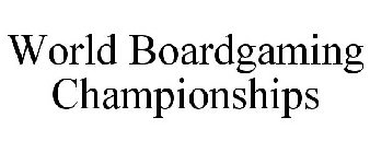 WORLD BOARDGAMING CHAMPIONSHIPS