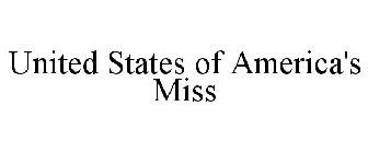 UNITED STATES OF AMERICA'S MISS
