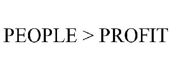PEOPLE > PROFIT