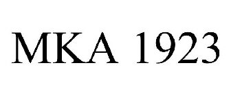 MKA 1923
