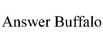 ANSWER BUFFALO