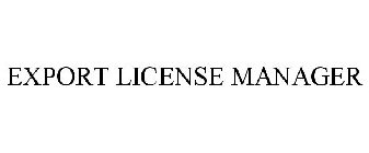 EXPORT LICENSE MANAGER