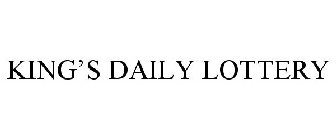 KING'S DAILY LOTTERY