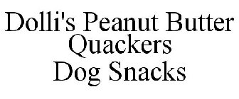 DOLLI'S PEANUT BUTTER QUACKERS DOG SNACKS