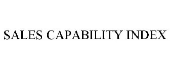 SALES CAPABILITY INDEX