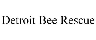 DETROIT BEE RESCUE