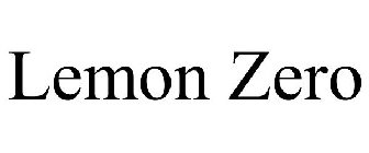 LEMON ZERO