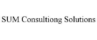SUM CONSULTIONG SOLUTIONS