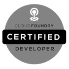 CLOUD FOUNDRY CERTIFIED DEVELOPER