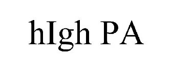 HIGH PA