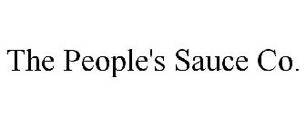 THE PEOPLE'S SAUCE CO.
