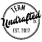 TEAM UNDRAFTED CO. EST. 2017
