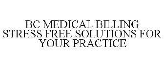 BC MEDICAL BILLING STRESS FREE SOLUTIONS FOR YOUR PRACTICE