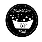 BUBBLEFIZZ BATH (WWW.BUBBLEFIZZBATH.COM WITH BF INITIALS INSIDE OF TUB)