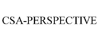 CSA-PERSPECTIVE