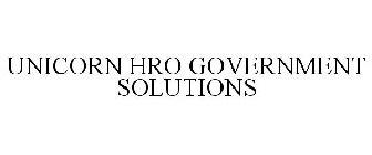 UNICORN HRO GOVERNMENT SOLUTIONS
