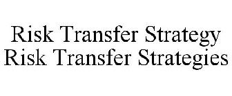 RISK TRANSFER STRATEGY RISK TRANSFER STRATEGIES