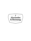 ALEXANDER & HORNUNG