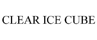 CLEAR ICE CUBE