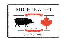 MICHIE & CO. TORONTO ON HOGTOWN EST 1835 QUALITY OUTFITTERS