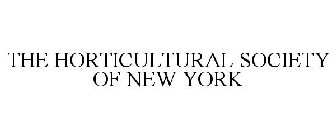 THE HORTICULTURAL SOCIETY OF NEW YORK