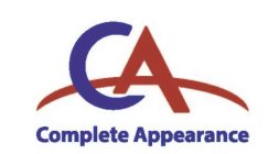 CA COMPLETE APPEARANCE