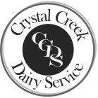 CRYSTAL CREEK DAIRY SERVICE CCDS