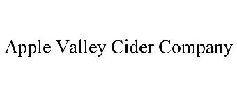 APPLE VALLEY CIDER COMPANY